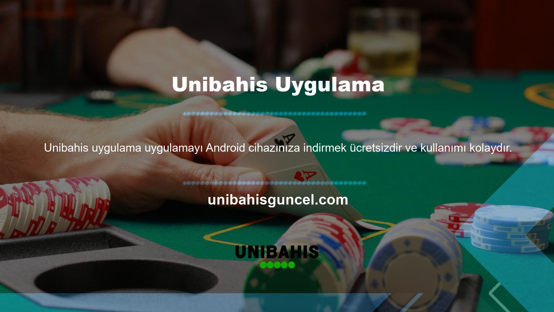 Uygulamayı indirmek isteyen herkesin öncelikle Unibahis web sitesine kayıt olması gerekmektedir